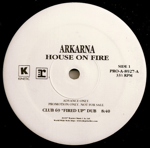 Arkarna - House On Fire