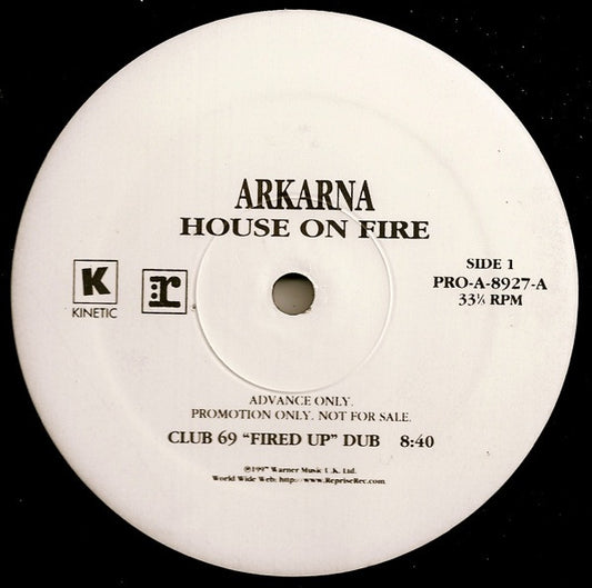 Arkarna - House On Fire