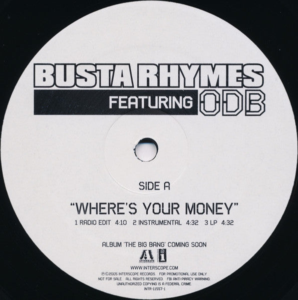 Busta Rhymes - Where's Your Money