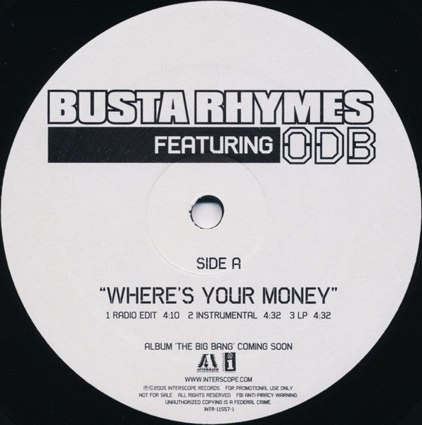 Busta Rhymes - Where's Your Money