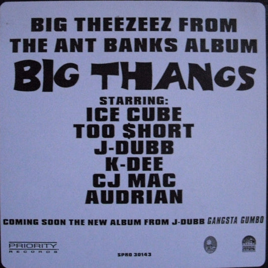 Ant Banks - Big Theezeez From The Ant Banks Album Big Thangs