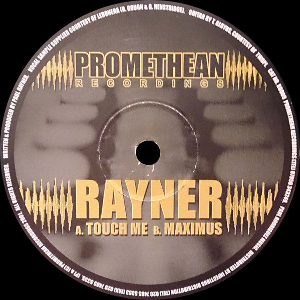 Rayner - Touch Me / Maximus