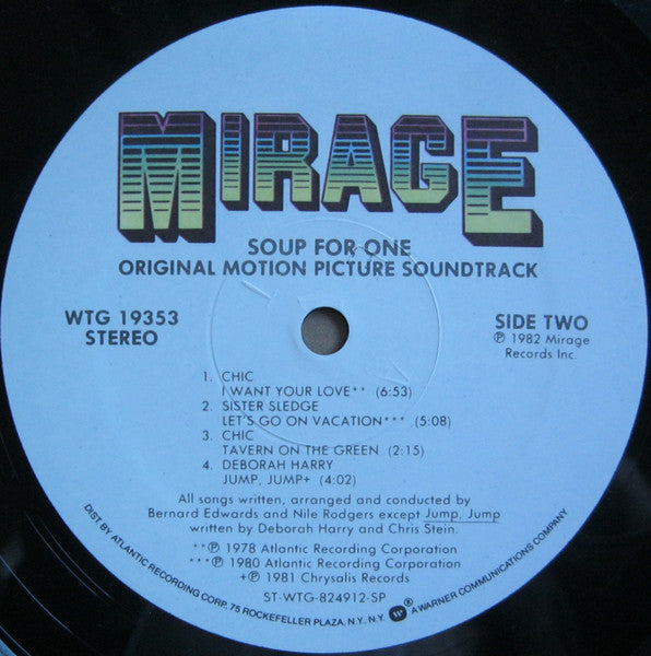 Various - Soup For One - Original Motion Picture Soundtrack