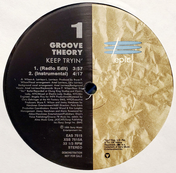 Groove Theory - Keep Tryin'
