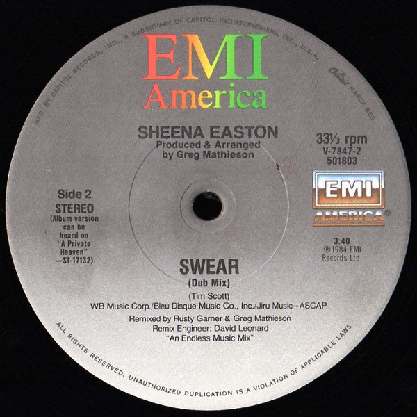 Sheena Easton - Swear