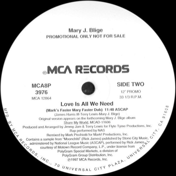 Mary J. Blige - Love Is All We Need