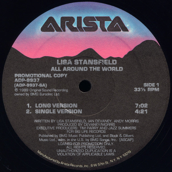 Lisa Stansfield - All Around The World (The Out Of This World Mixes)