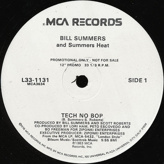 Bill Summers & Summers Heat - Tech No Bop / It's Over