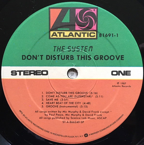 The System - Don't Disturb This Groove