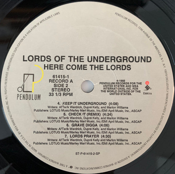 Lords Of The Underground - Here Come The Lords
