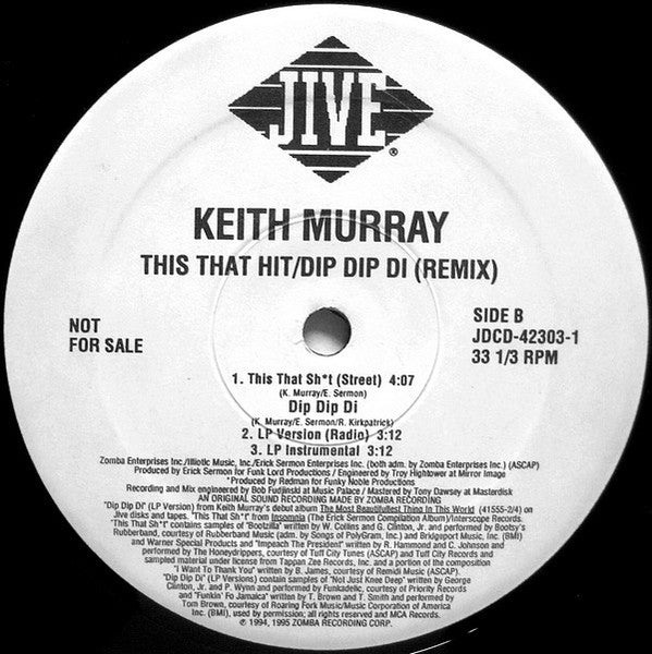 Keith Murray - This That Hit / Dip Dip Di