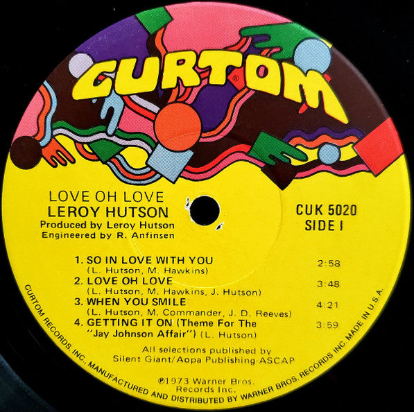 Leroy Hutson - Love Oh Love