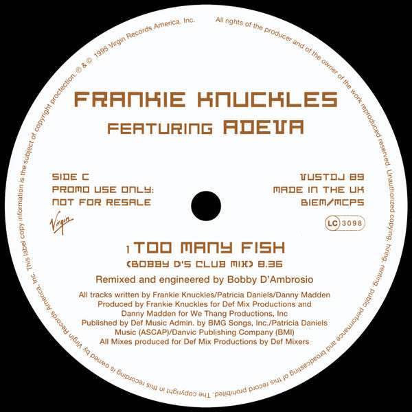 Frankie Knuckles - Too Many Fish