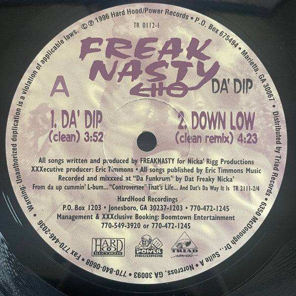 Freak Nasty - Da' Dip / Down Low / Bump That Rump