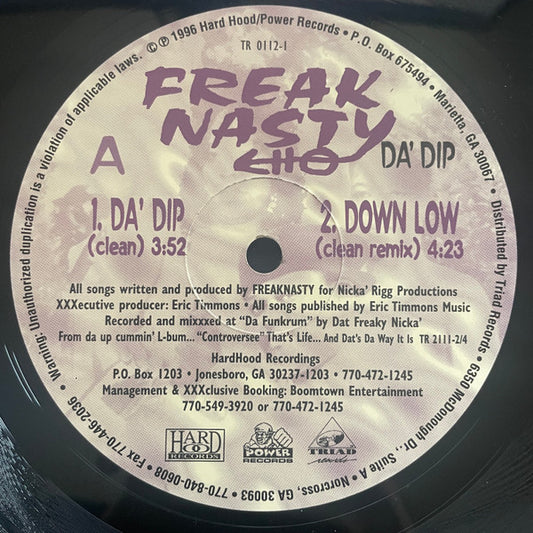 Freak Nasty - Da' Dip / Down Low / Bump That Rump