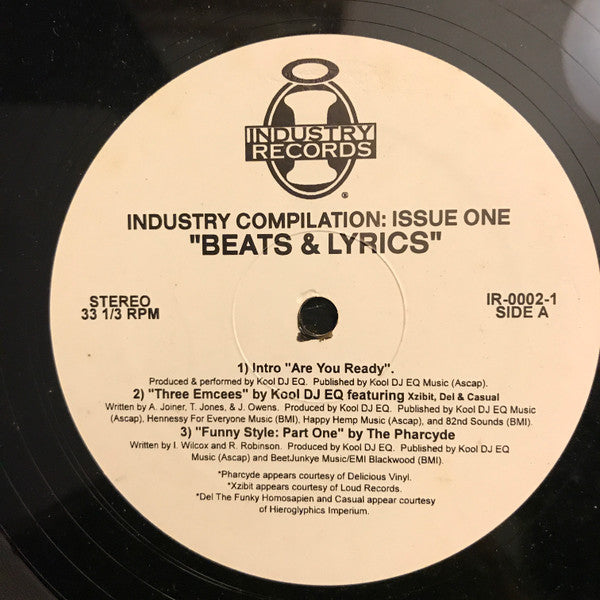 Various - Beats & Lyrics (Industry Hip Hop Compilation: Issue One)