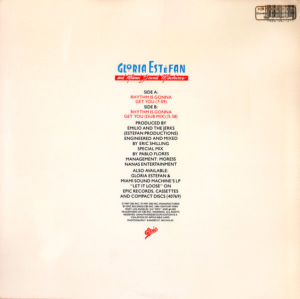 Miami Sound Machine - Rhythm Is Gonna Get You