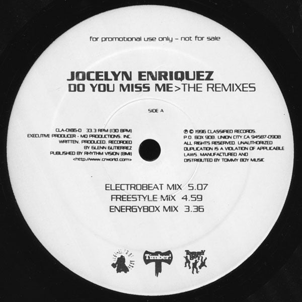 Jocelyn Enriquez - Do You Miss Me (The Remixes)