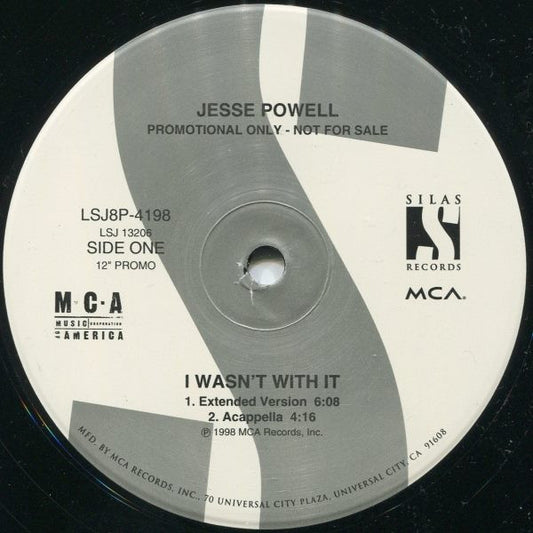 Jesse Powell - I Wasn't With It