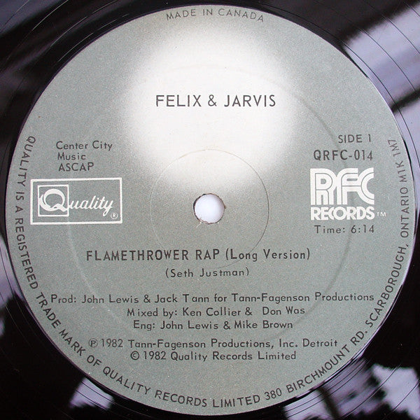 Felix & Jarvis - Flamethrower Rap
