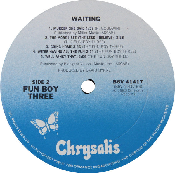 Fun Boy Three - Waiting