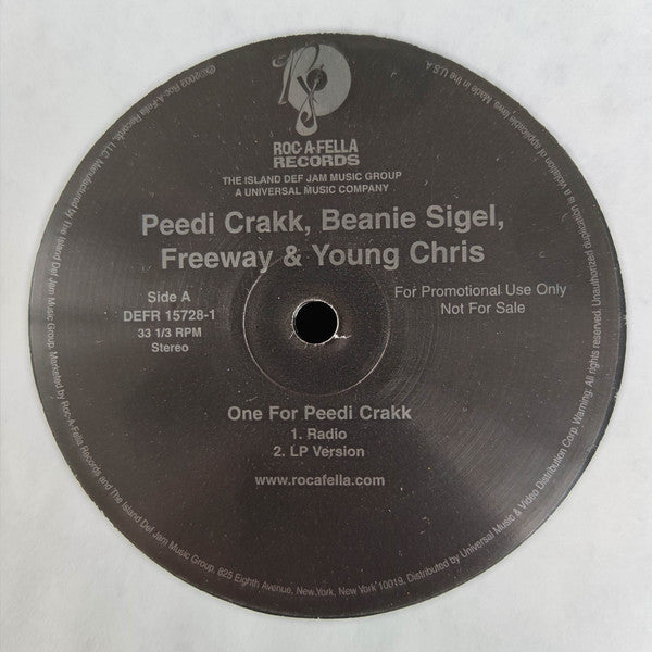 Peedi Crakk - One For Peedi Crakk