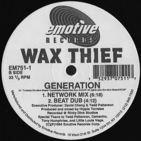 Wax Thief - Generation