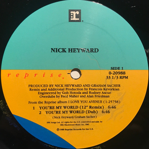 Nick Heyward - You're My World