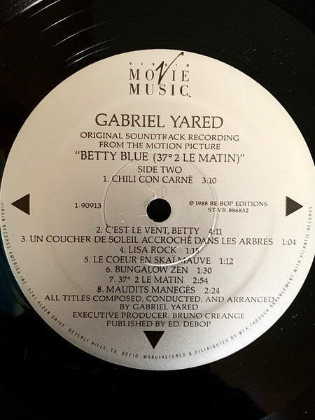 Gabriel Yared - Betty Blue (37°2 Le Matin) (Original Motion Picture Soundtrack)