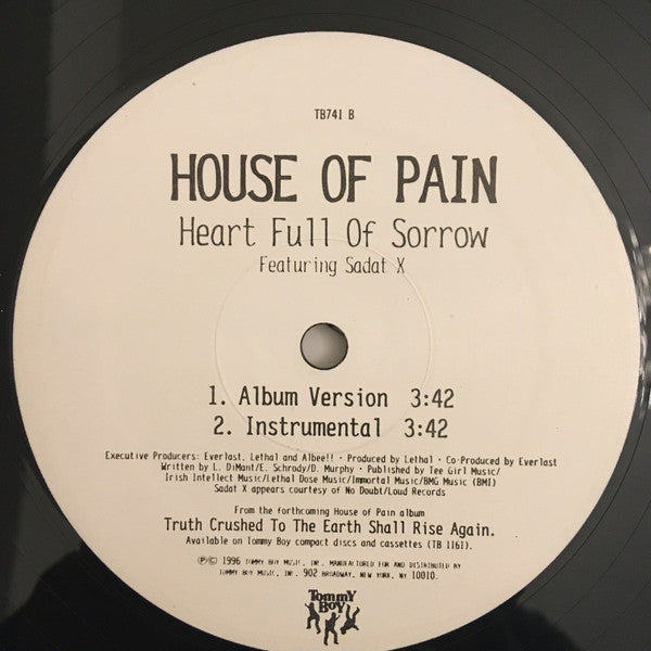 House Of Pain - Pass The Jinn / Heart Full Of Sorrow