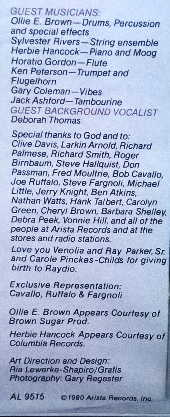 Ray Parker Jr. And Raydio - Two Places At The Same Time