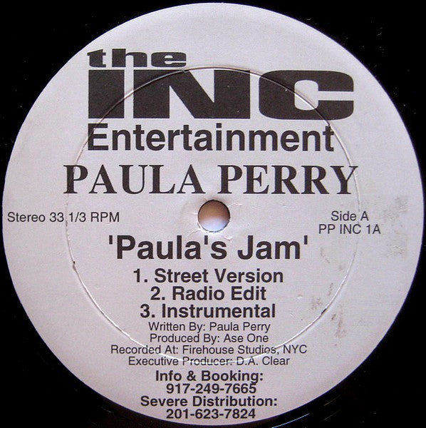 Paula Perry - Paula's Jam / Reasons