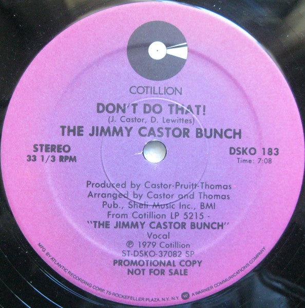 The Jimmy Castor Bunch - Don't Do That!