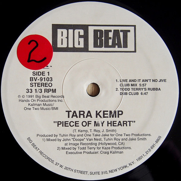 Tara Kemp - Piece Of My Heart