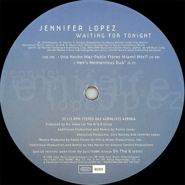 Jennifer Lopez - Waiting For Tonight (Promo #2)