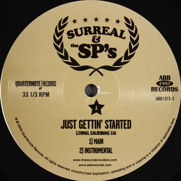Surreal (6) - Just Gettin' Started / Place To Be