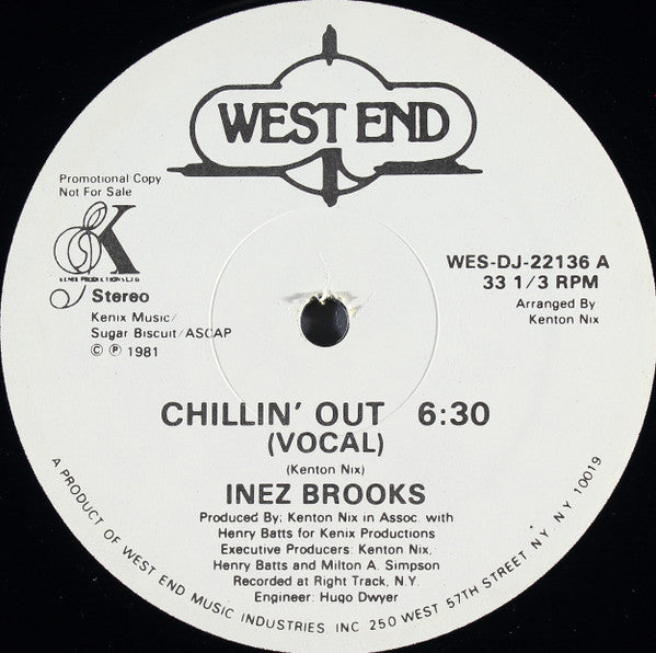 Inez Brooks - Chillin' Out