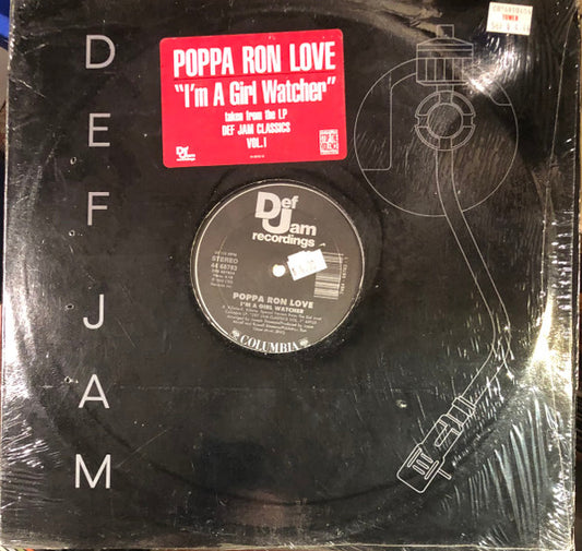 Poppa Ron Love - I'm A Girl Watcher / Cold Chillin' In The Spot