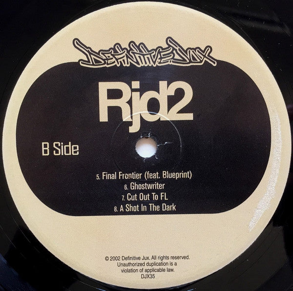 RJD2 - Deadringer [Definitive Jux, 1st PRESS, 2002]
