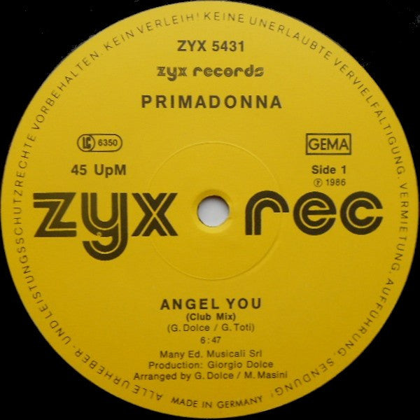 Primadonna - Angel You
