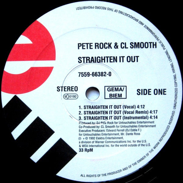 Pete Rock & C.L. Smooth - Straighten It Out