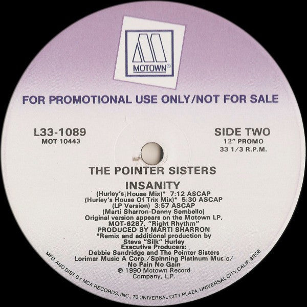 Pointer Sisters - Insanity