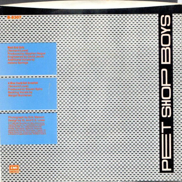 Pet Shop Boys - West End Girls