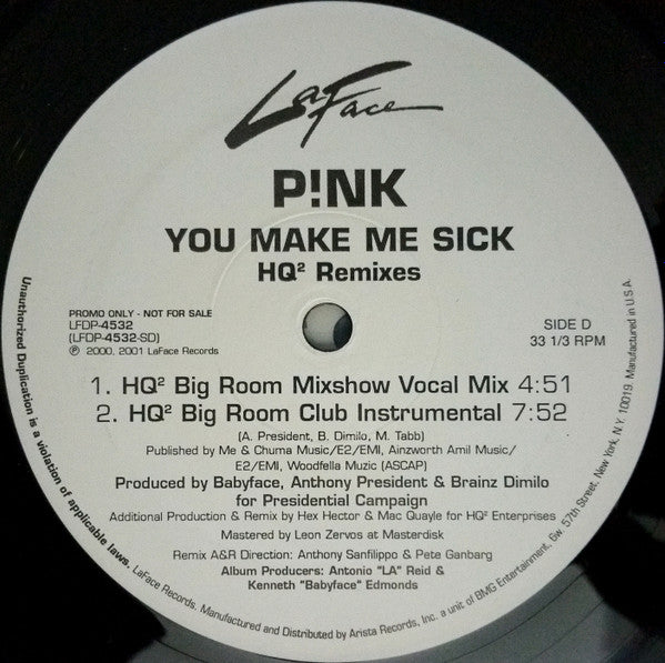 You Make Me Sick (HQ² Remixes)