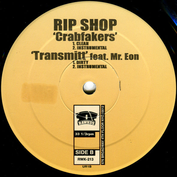 Ripshop - Versus / Crabfakers / Transmitt