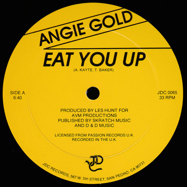 Angie Gold - Eat You Up