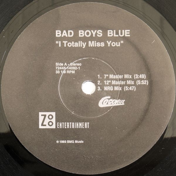 Bad Boys Blue - I Totally Miss You