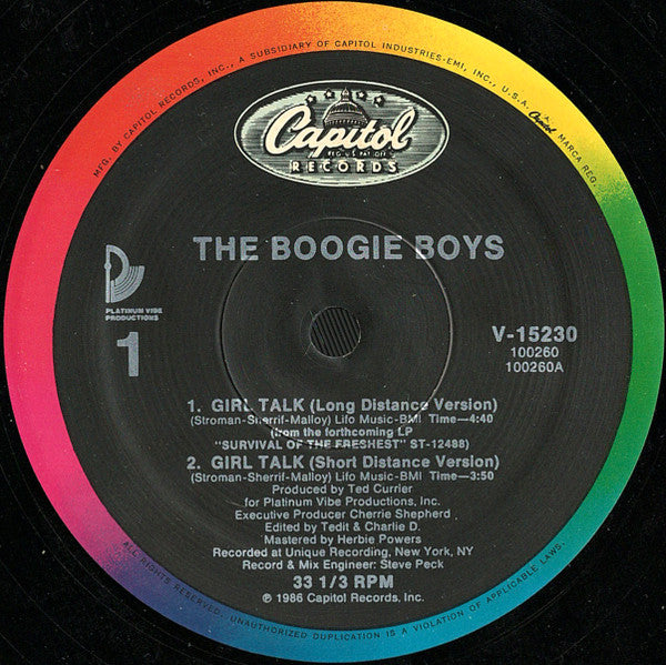 Boogie Boys - Girl Talk