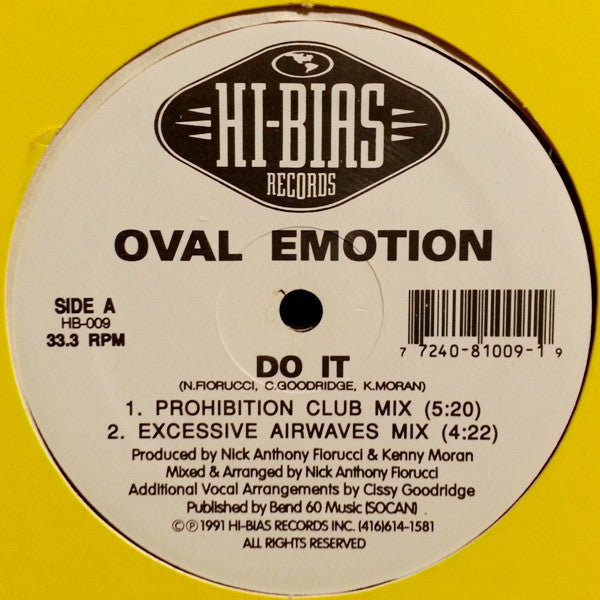 Oval Emotion - Do It