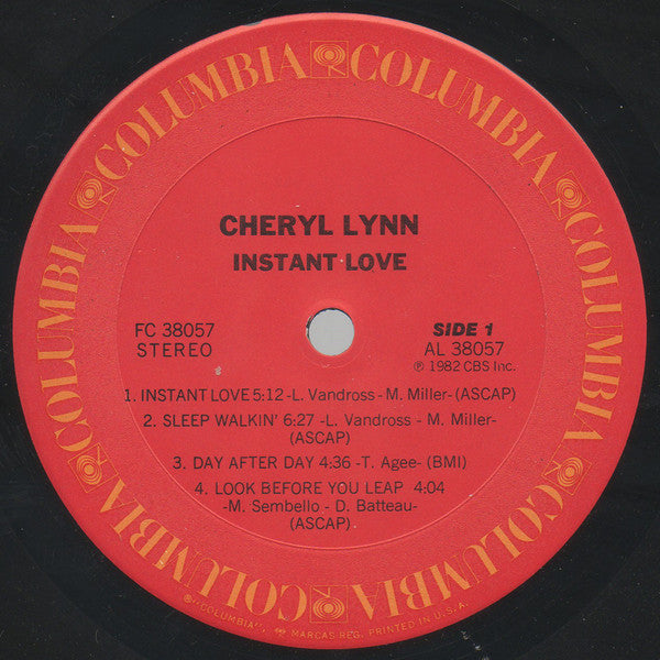 Cheryl Lynn - Instant Love